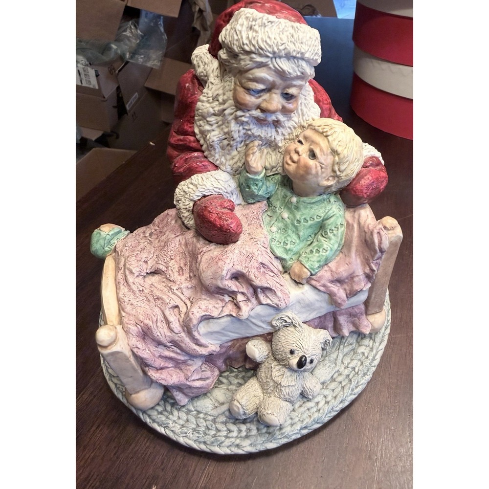 United Designs 1987 Dreaming Of Santa Limited Edition The Legend Of Santa Claus